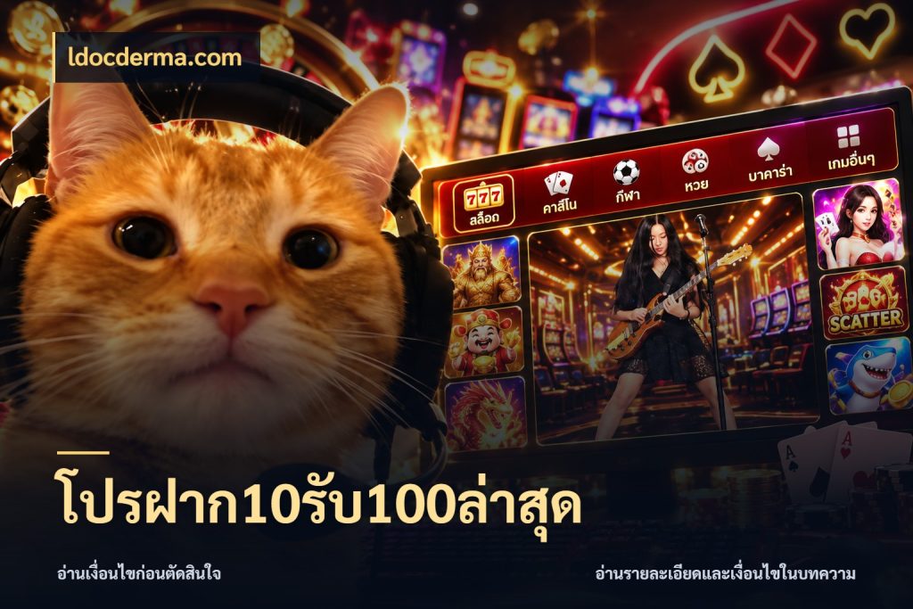 โปรฝาก10รับ100ล่าสุด ldocderma.com รูปแบบโบนัสกับสิทธิ์ของสายเกม