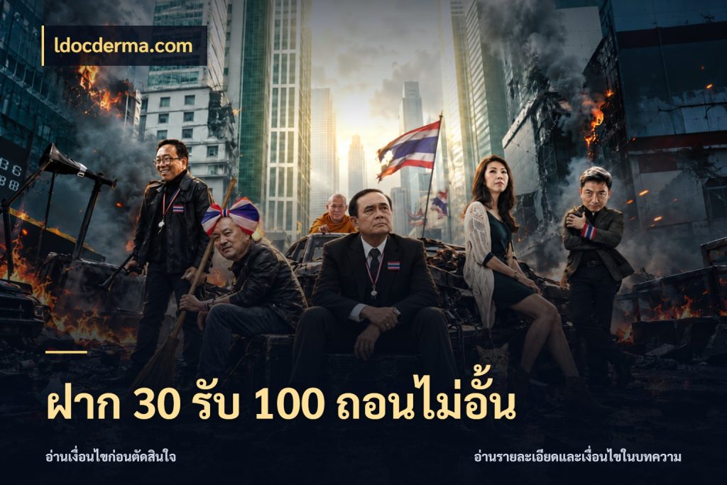 ฝาก 30 รับ 100 ถอนไม่อั้น จุดเด่นของเครดิตที่คนชอบเกมอยากรู้ ในมุม ldocderma.com