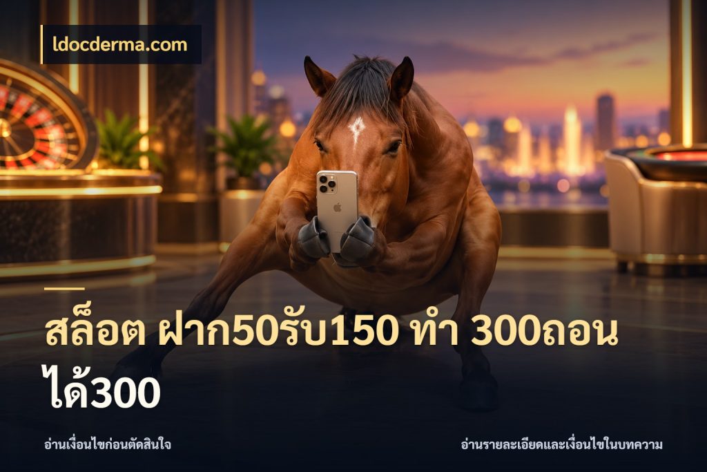 สล็อต ฝาก50รับ150 ทํา 300ถอนได้300 ldocderma.com โปรยอดรับที่สายเกมสนใจ