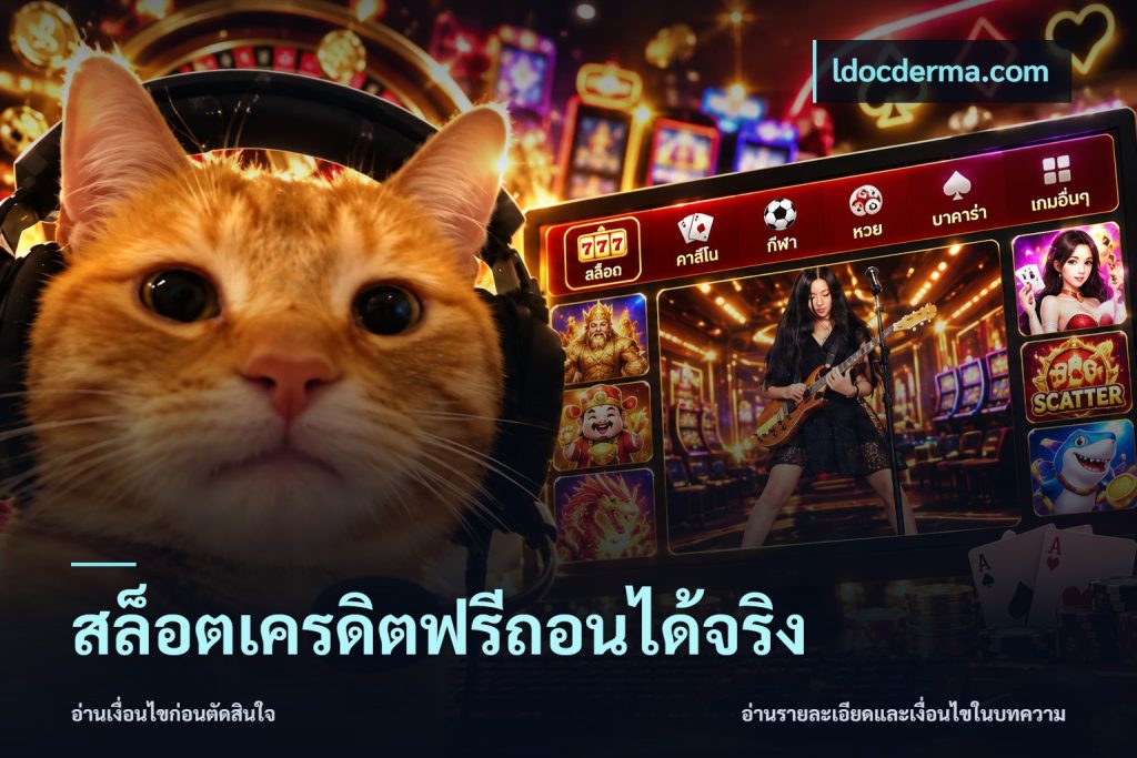 สล็อตเครดิตฟรีถอนได้จริง