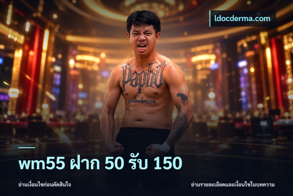 wm55 ฝาก 50 รับ 150
