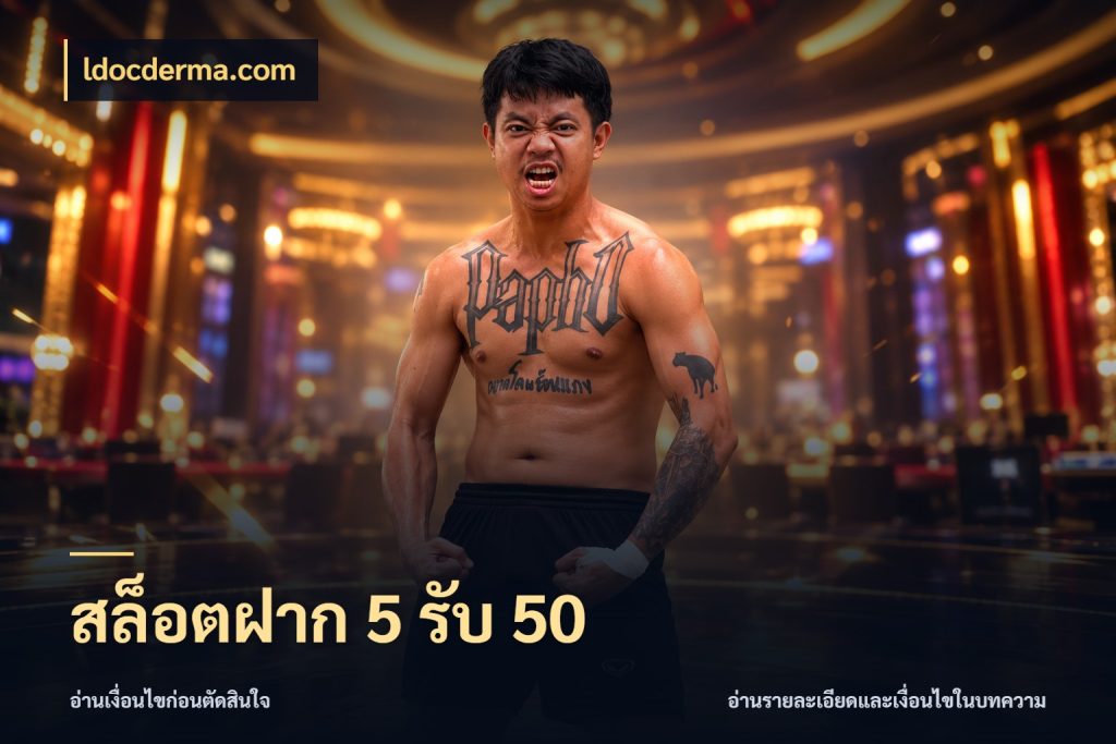สล็อตฝาก 5 รับ 50 จับประเด็นยอดรับก่อนเลือกความสนุก ในมุม ldocderma.com