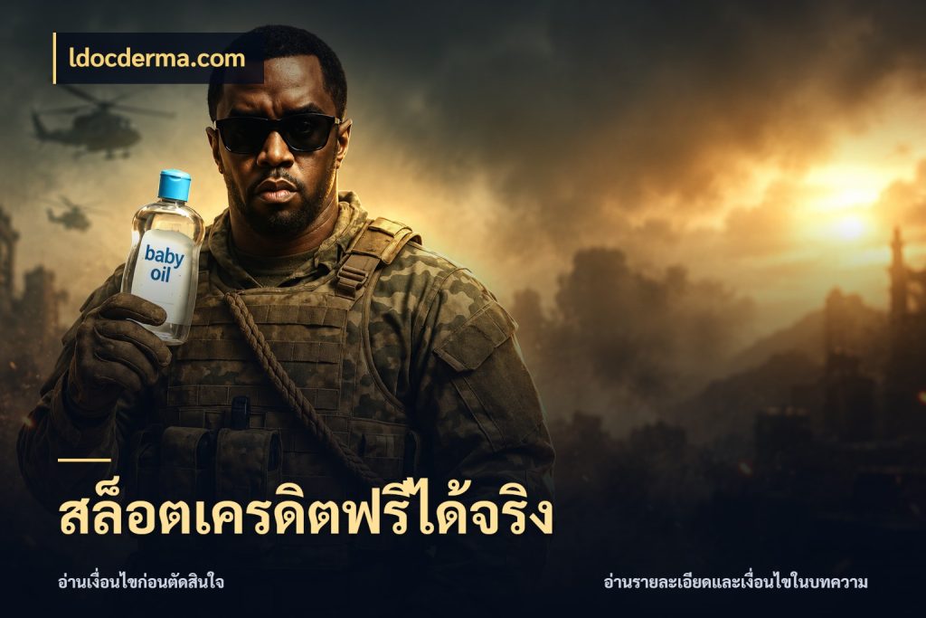 สล็อตเครดิตฟรีได้จริง สายโบนัสเลือกมุมเครดิตให้ตรงสไตล์ กับ ldocderma.com