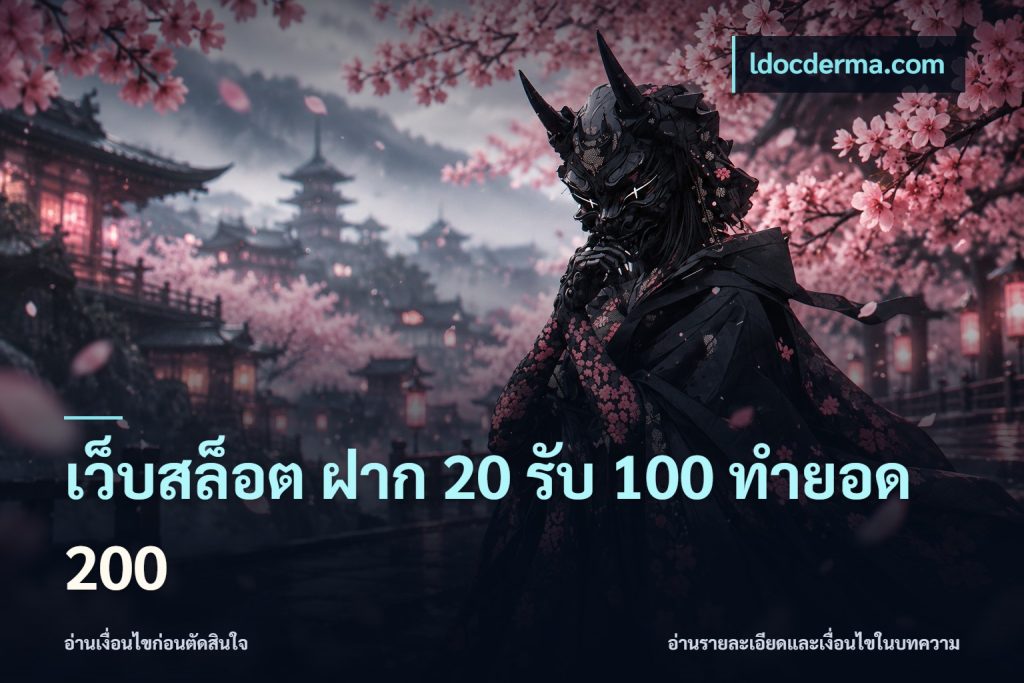 เว็บสล็อต ฝาก 20 รับ 100 ทำยอด 200