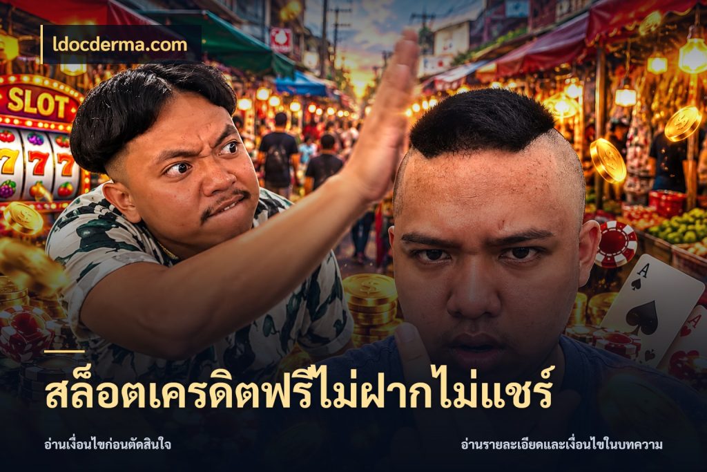สล็อตเครดิตฟรีไม่ฝากไม่แชร์ ldocderma.com จากชื่อเครดิตฟรีสู่ความสนุกที่เข้าใจได้
