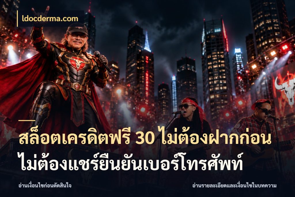 สล็อตเครดิตฟรี 30 ไม่ต้องฝากก่อนไม่ต้องแชร์ยืนยันเบอร์โทรศัพท์ ldocderma.com เลือกสไตล์ความสนุกจากรูปแบบเครดิต