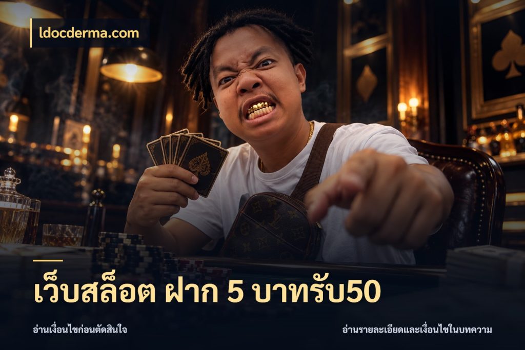เว็บสล็อต ฝาก 5 บาทรับ50 ยอดฝากและยอดรับในมุมของคนชอบลุ้น สไตล์ ldocderma.com