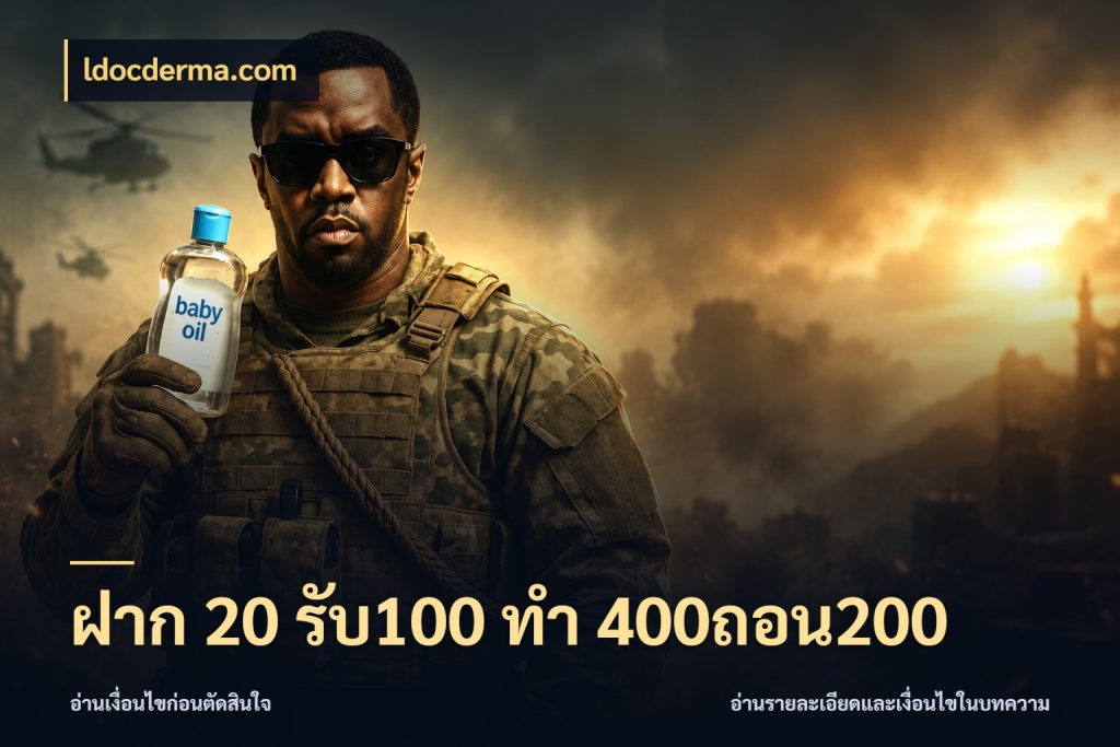 ฝาก 20 รับ100 ทํา 400ถอน200 ldocderma.com เครดิตกับรูปแบบโปรที่ตรงใจ