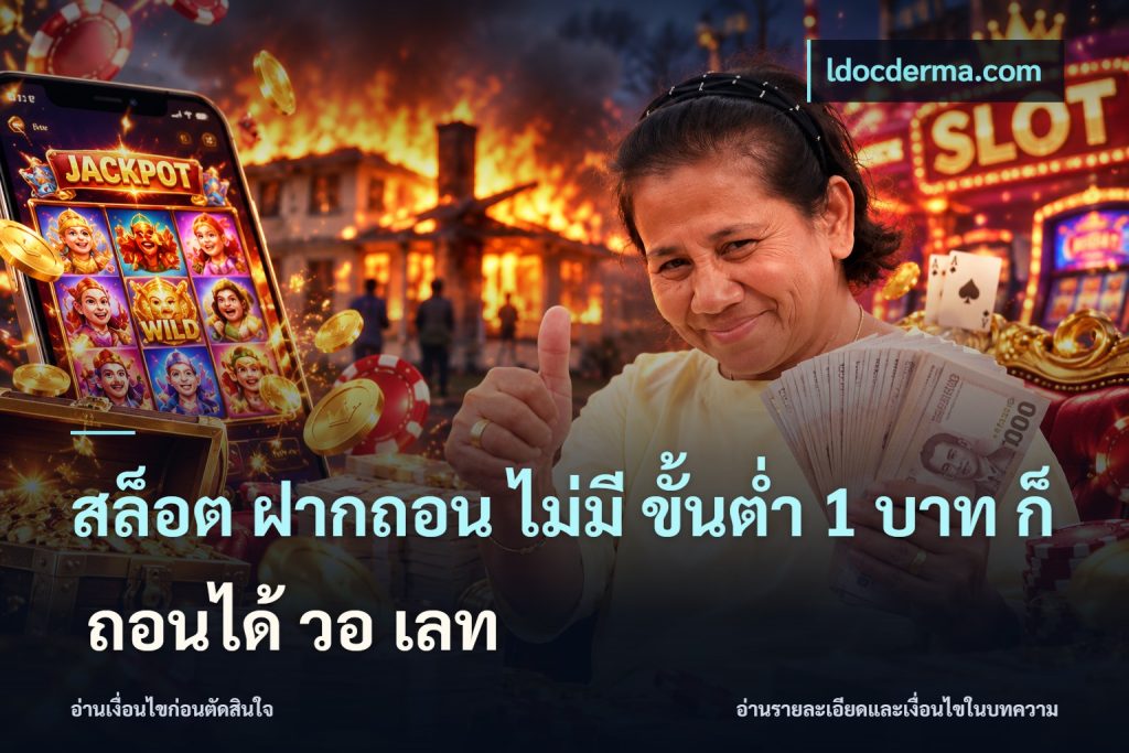 สล็อต ฝากถอน ไม่มี ขั้นต่ำ 1 บาท ก็ ถอนได้ วอ เลท