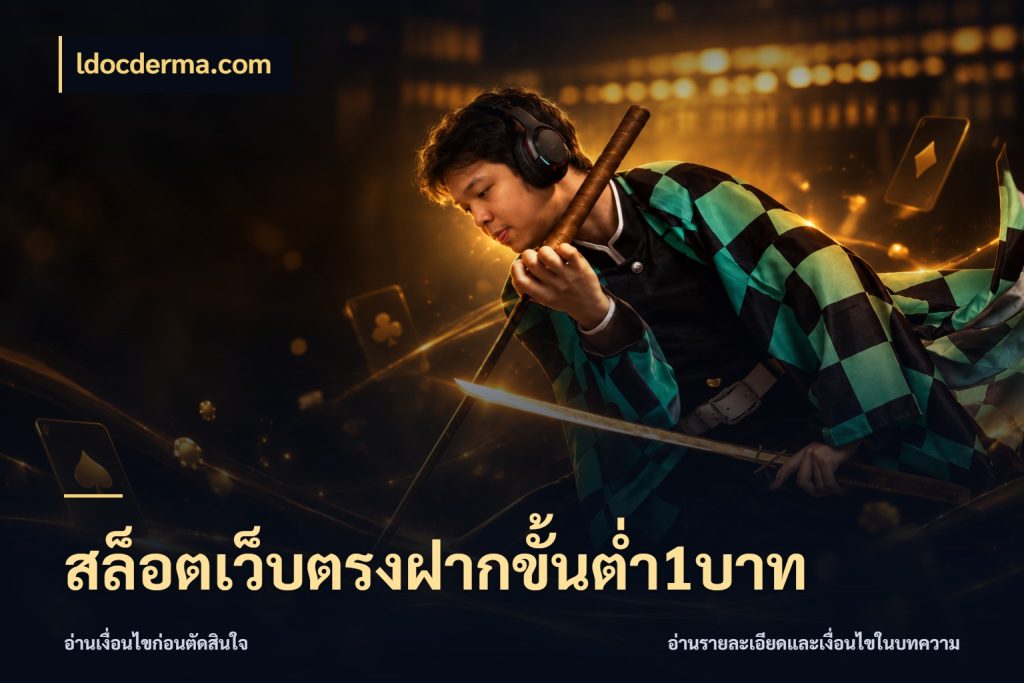สล็อตเว็บตรงฝากขั้นต่ำ1บาท จำนวนเริ่มต้นกับรายละเอียดที่สายเกมสนใจ ในมุม ldocderma.com