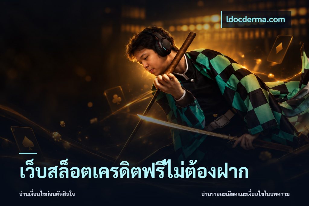เว็บสล็อตเครดิตฟรีไม่ต้องฝาก