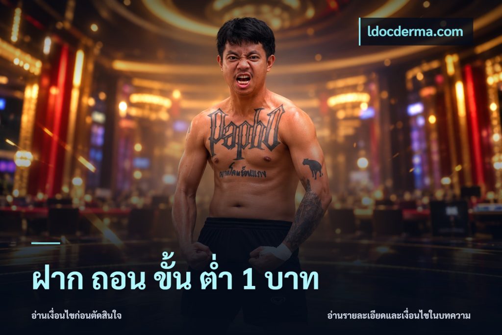 ฝาก ถอน ขั้น ต่ำ 1 บาท
