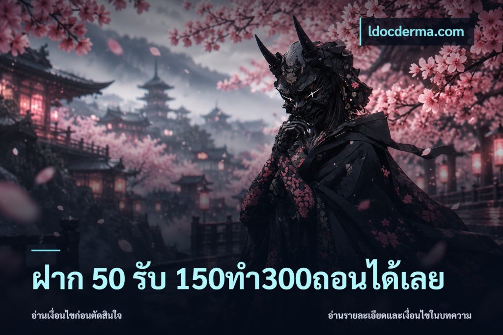 ฝาก 50 รับ 150ทำ300ถอนได้เลย