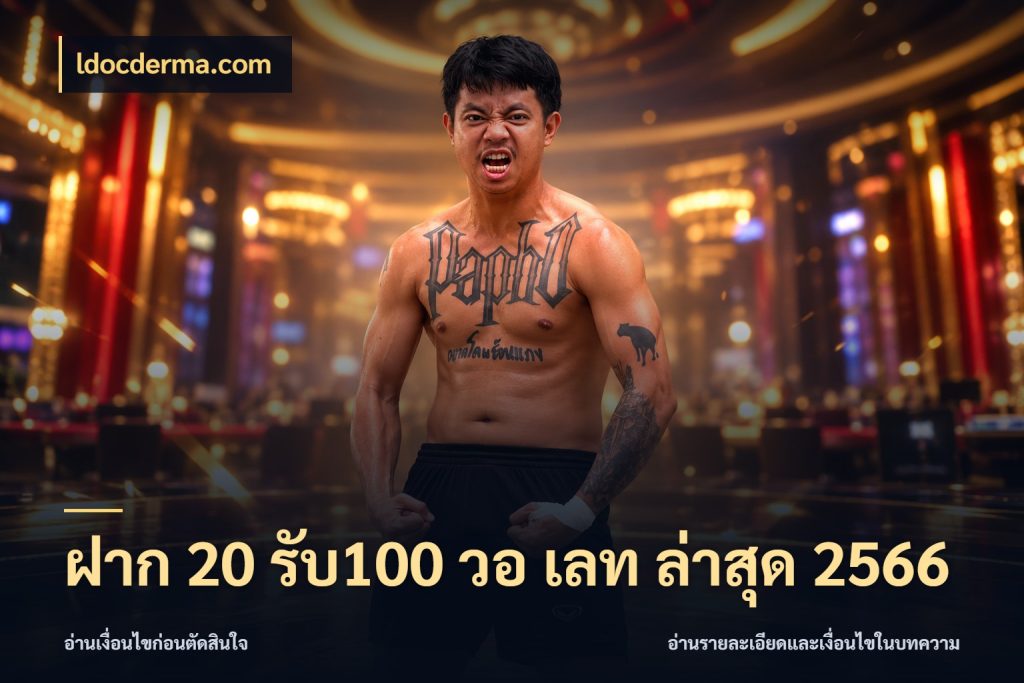 ฝาก 20 รับ100 วอ เลท ล่าสุด 2566 เครดิตกับรูปแบบโปรที่ตรงใจ ในมุม ldocderma.com
