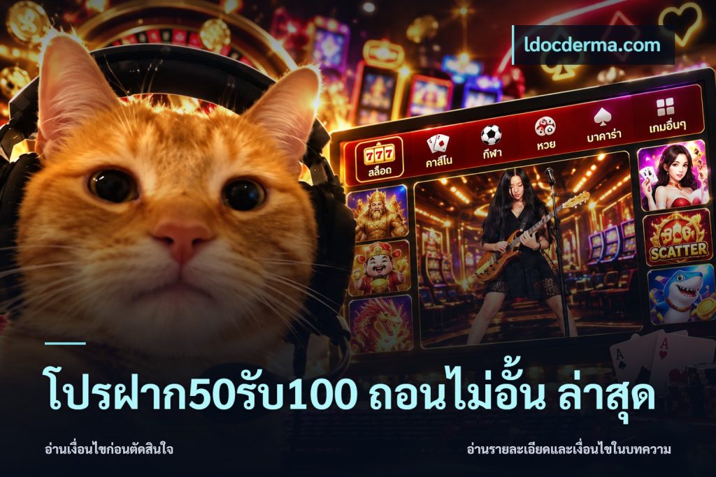 โปรฝาก50รับ100 ถอนไม่อั้น ล่าสุด
