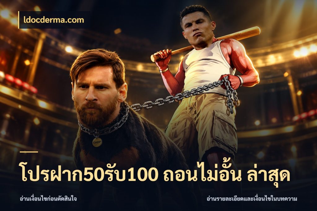 โปรฝาก50รับ100 ถอนไม่อั้น ล่าสุด ldocderma.com โปรยอดรับที่สายเกมสนใจ