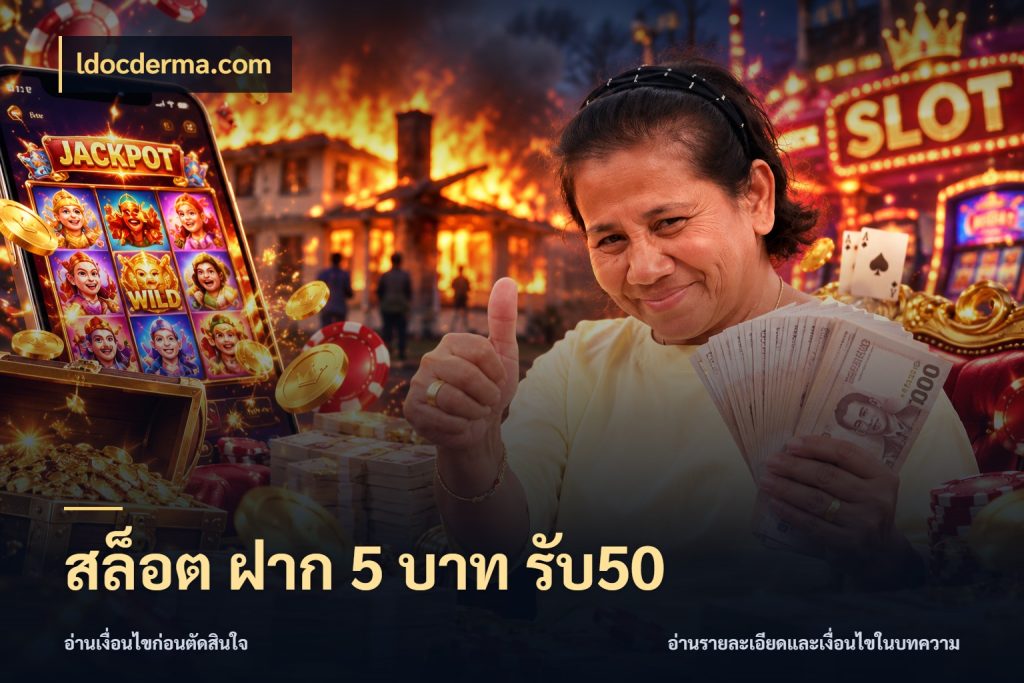 สล็อต ฝาก 5 บาท รับ50 โปรยอดรับที่สายเกมสนใจ ในมุม ldocderma.com