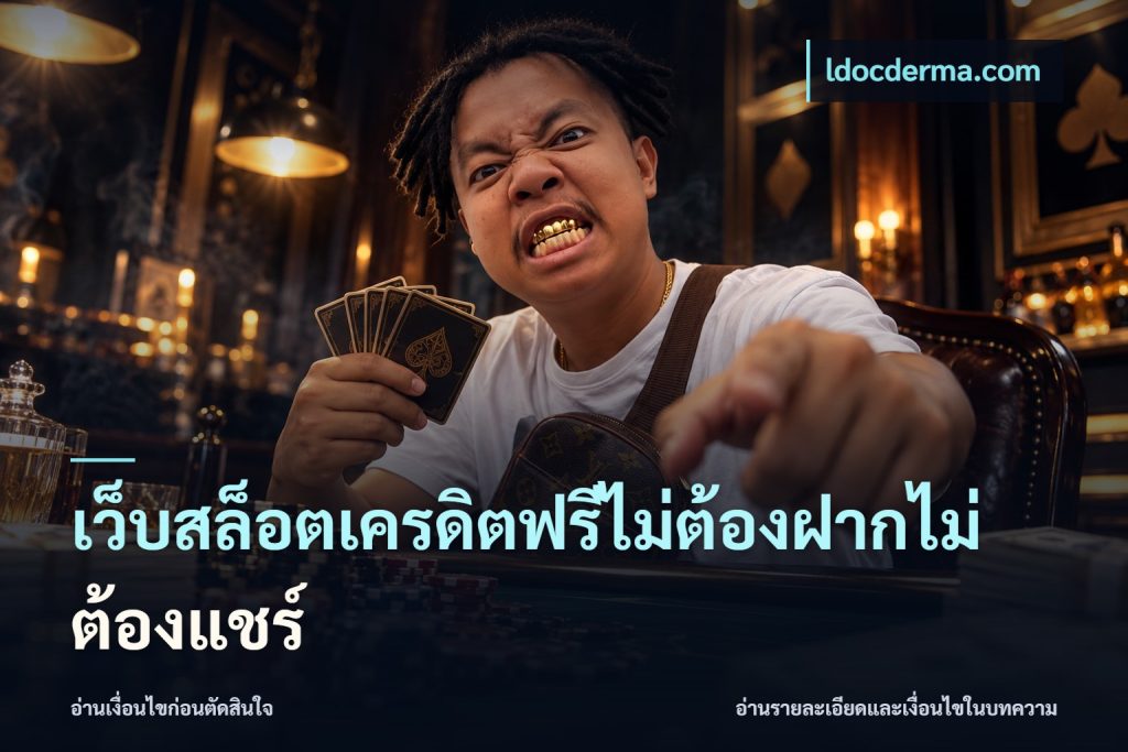 เว็บสล็อตเครดิตฟรีไม่ต้องฝากไม่ต้องแชร์