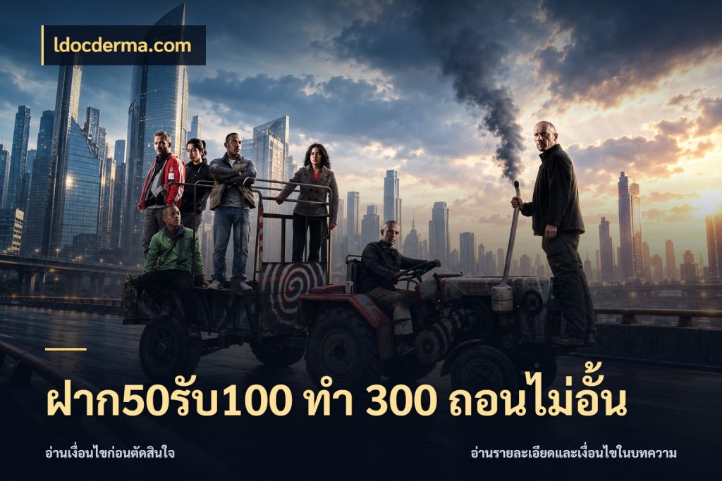 ฝาก50รับ100 ทํา 300 ถอนไม่อั้น สีสันของโปรฝากและยอดรับ กับ ldocderma.com