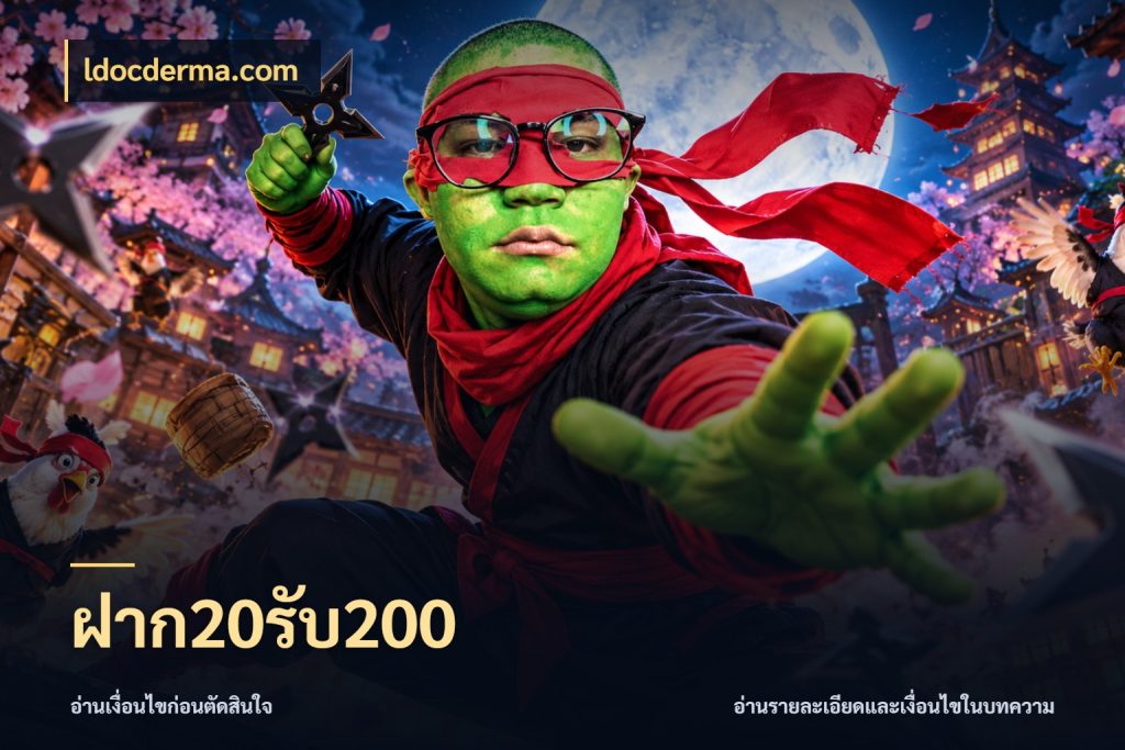 ฝาก20รับ200 จุดเด่นของเครดิตที่คนชอบเกมอยากรู้ กับ ldocderma.com
