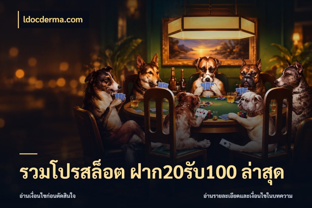 รวมโปรสล็อต ฝาก20รับ100 ล่าสุด โปรกับเกมที่ชอบเลือกให้ตรงสไตล์ ในมุม ldocderma.com