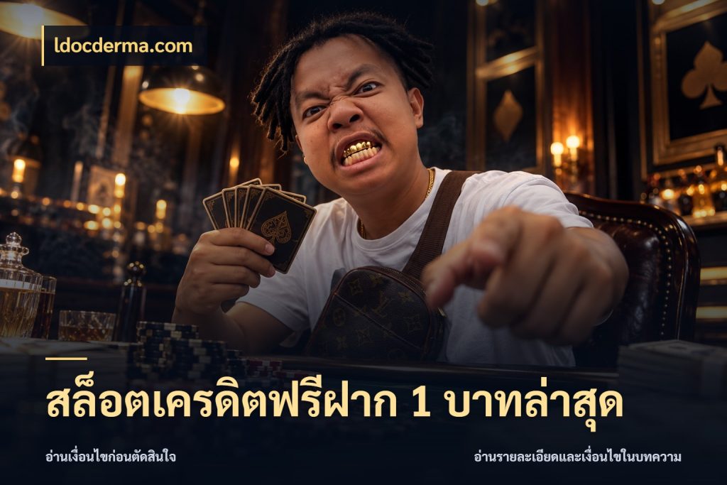 สล็อตเครดิตฟรีฝาก 1 บาทล่าสุด ldocderma.com สิทธิ์ที่สายโบนัสสนใจกับวิธีรับ