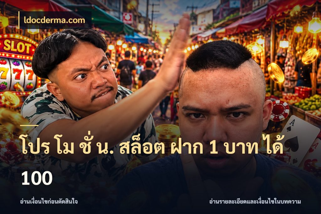 โปร โม ชั่ น. สล็อต ฝาก 1 บาท ได้ 100 รูปแบบโบนัสกับสิทธิ์ของสายเกม สไตล์ ldocderma.com
