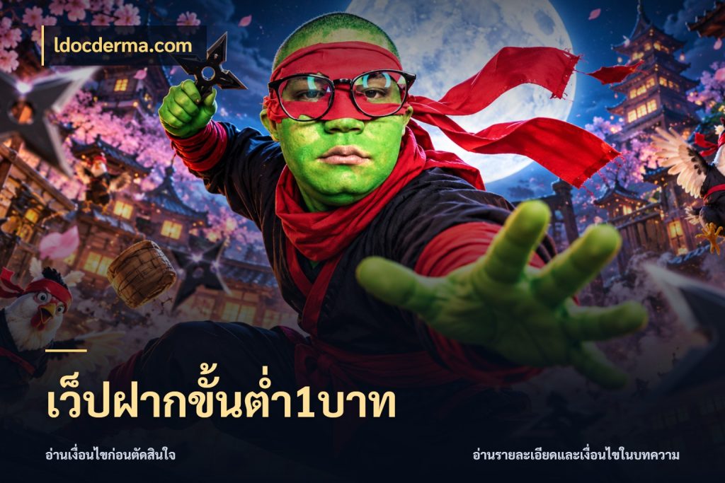 เว็ปฝากขั้นต่ำ1บาท เปิดมุมยอดเริ่มต้นสำหรับคนชอบเกม กับ ldocderma.com