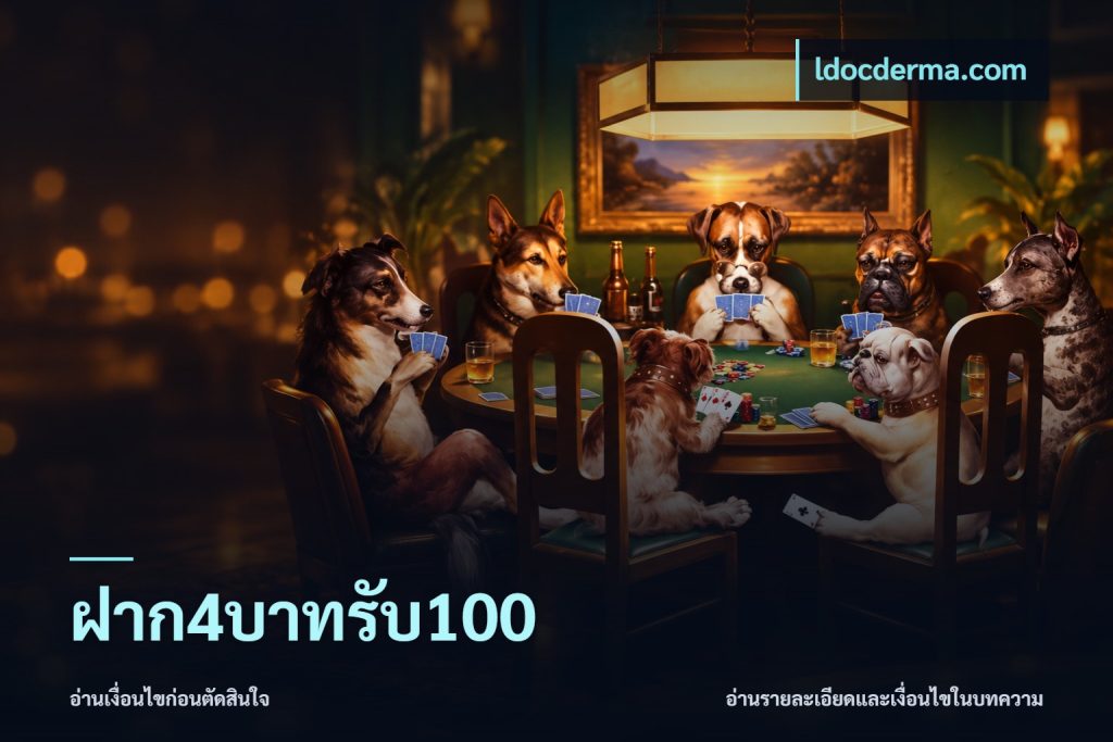 ฝาก4บาทรับ100