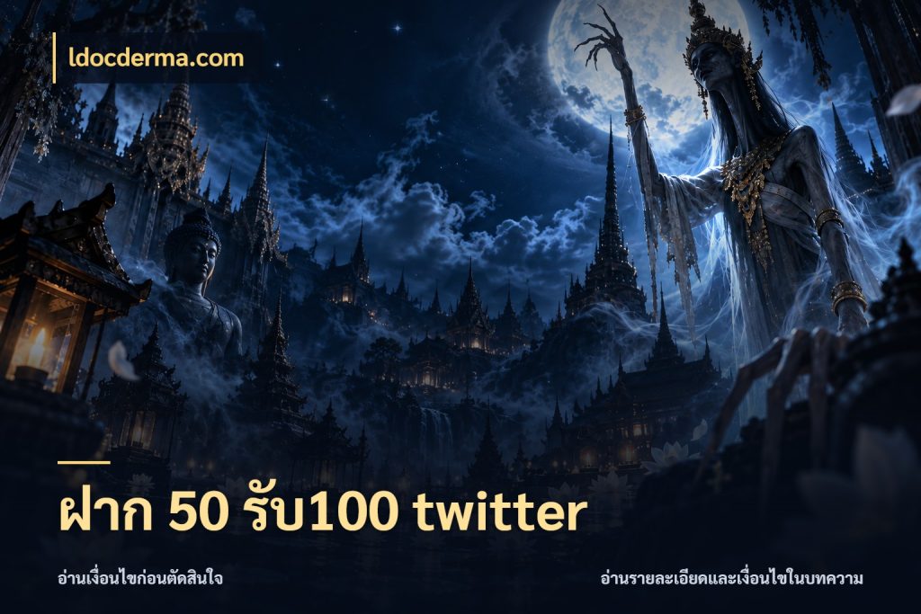 ฝาก 50 รับ100 twitter จับประเด็นยอดรับก่อนเลือกความสนุก กับ ldocderma.com