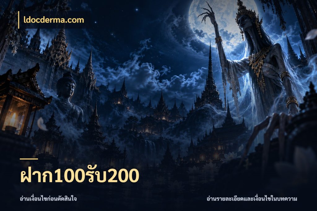 ฝาก100รับ200 เครดิตกับรูปแบบโปรที่ตรงใจ ในมุม ldocderma.com