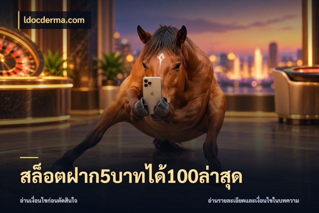 สล็อตฝาก5บาทได้100ล่าสุด จุดเด่นของเครดิตที่คนชอบเกมอยากรู้ ในมุม ldocderma.com