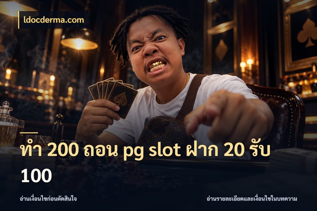 ทํา 200 ถอน pg slot ฝาก 20 รับ 100 จับคู่โบนัสกับสไตล์เกมที่ชอบ สไตล์ ldocderma.com