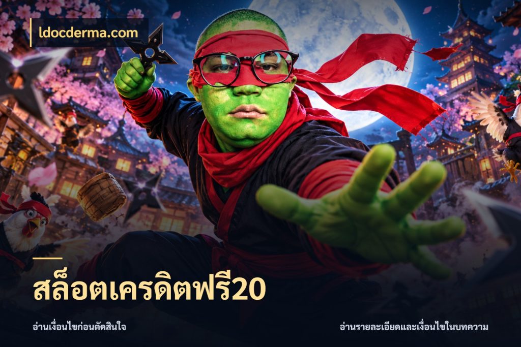 สล็อตเครดิตฟรี20 เครดิตฟรีกับจังหวะลุ้นที่คุณเลือก ในมุม ldocderma.com
