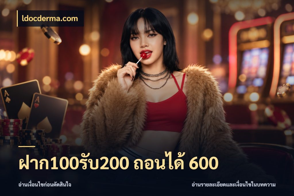 ฝาก100รับ200 ถอนได้ 600 จับประเด็นยอดรับก่อนเลือกความสนุก สไตล์ ldocderma.com