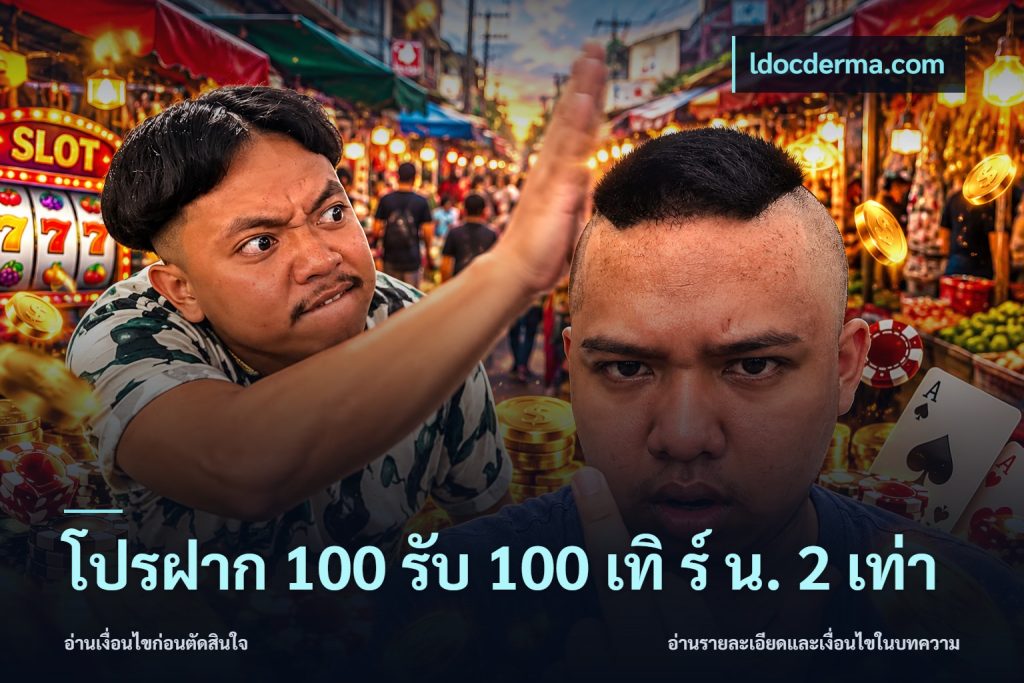 โปรฝาก 100 รับ 100 เทิ ร์ น. 2 เท่า