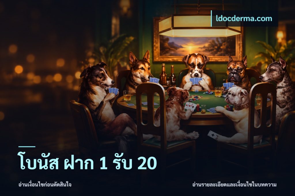 โบนัส ฝาก 1 รับ 20