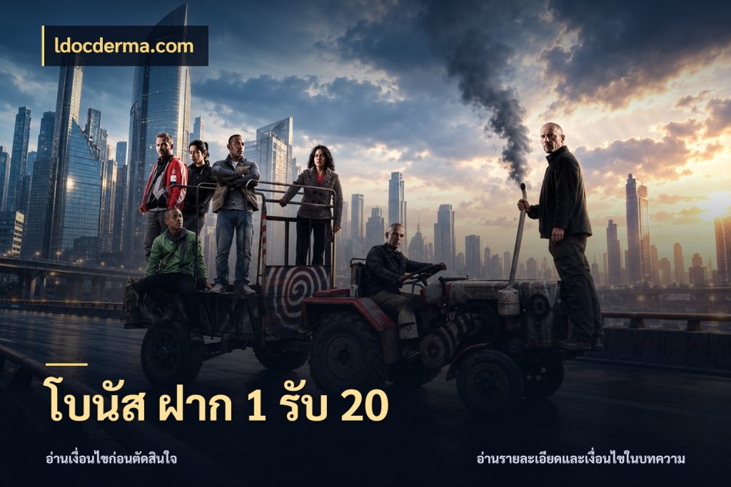 โบนัส ฝาก 1 รับ 20 จับประเด็นยอดรับก่อนเลือกความสนุก ในมุม ldocderma.com