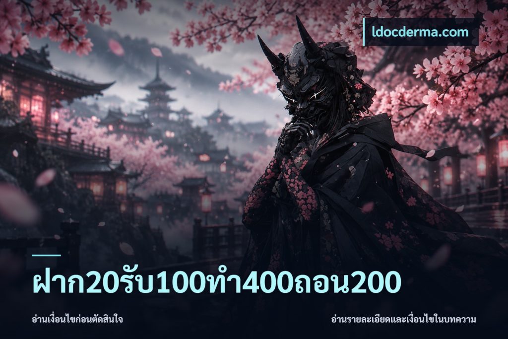 ฝาก20รับ100ทํา400ถอน200