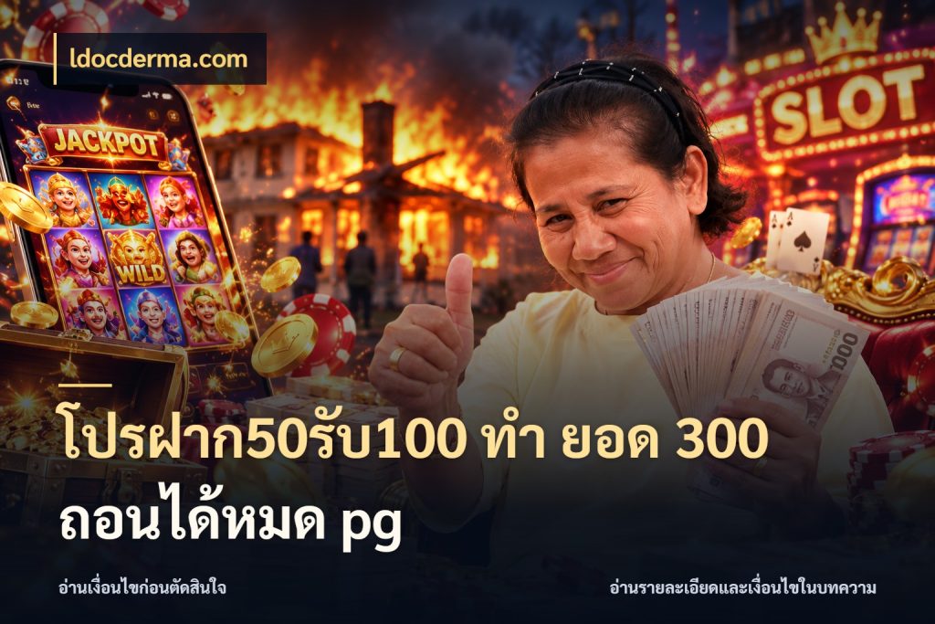 โปรฝาก50รับ100 ทํา ยอด 300 ถอนได้หมด pg จุดเด่นของเครดิตที่คนชอบเกมอยากรู้ กับ ldocderma.com