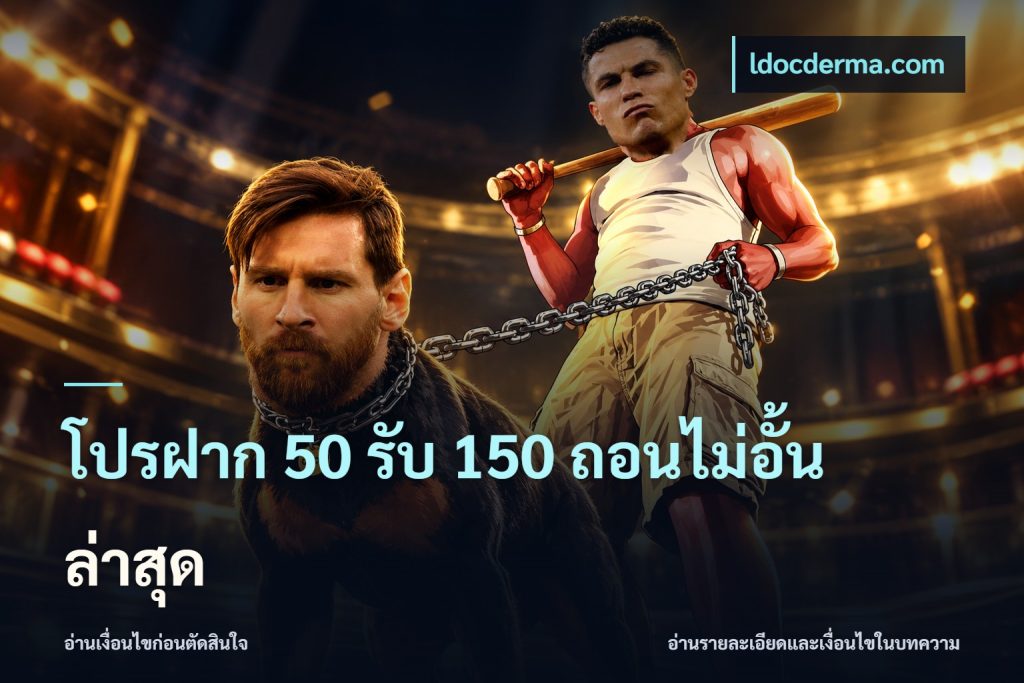 โปรฝาก 50 รับ 150 ถอนไม่อั้น ล่าสุด
