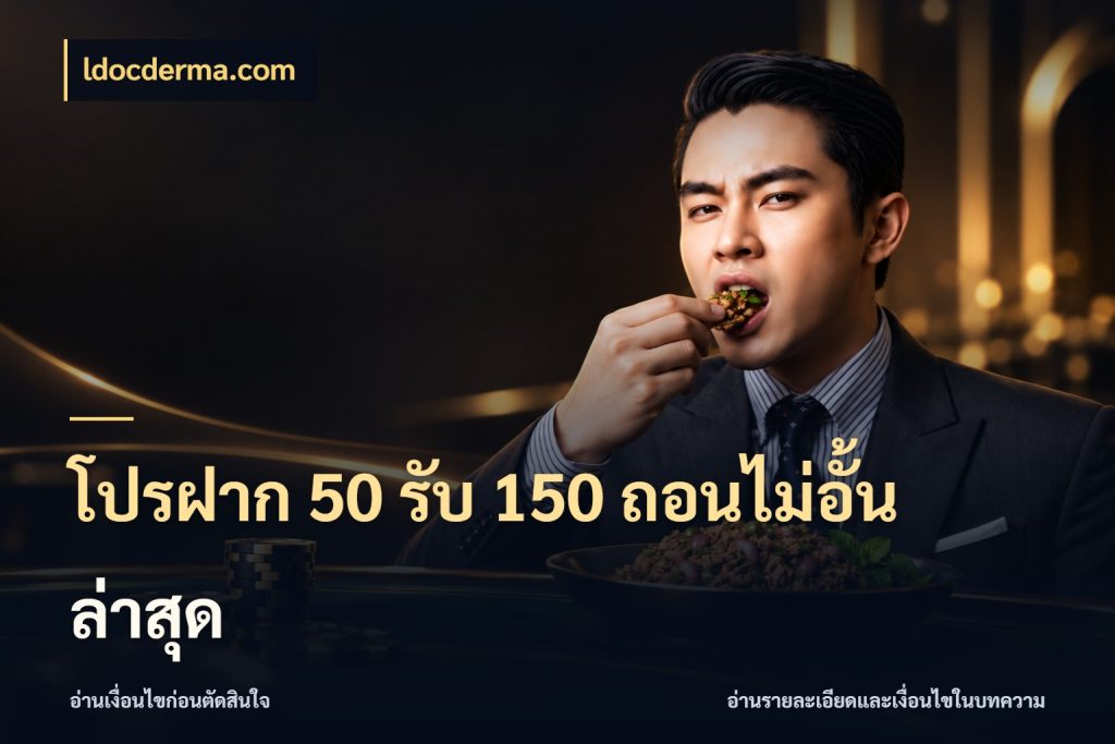 โปรฝาก 50 รับ 150 ถอนไม่อั้น ล่าสุด โปรยอดรับที่สายเกมสนใจ สไตล์ ldocderma.com