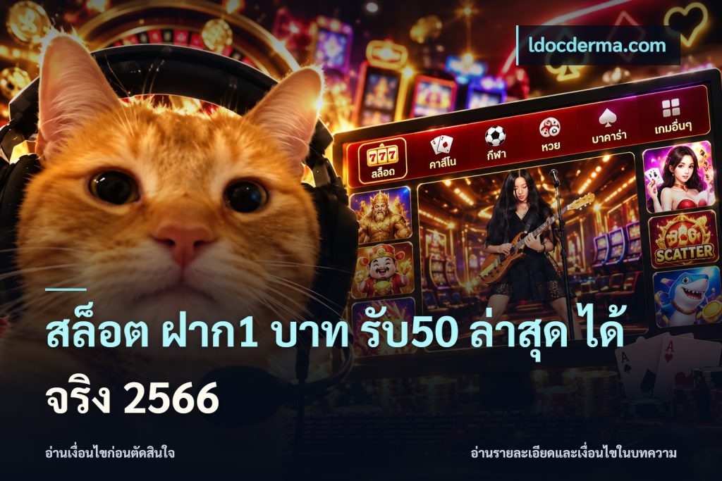 สล็อต ฝาก1 บาท รับ50 ล่าสุด ได้ จริง 2566