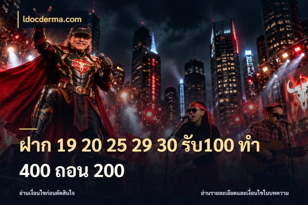 ฝาก 19 20 25 29 30 รับ100 ทำ 400 ถอน 200 รูปแบบโบนัสกับสิทธิ์ของสายเกม สไตล์ ldocderma.com