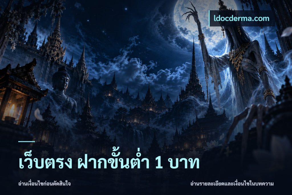 เว็บตรง ฝากขั้นต่ำ 1 บาท