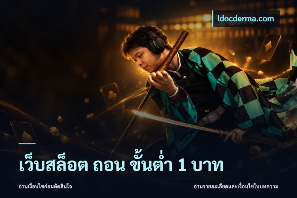 เว็บสล็อต ถอน ขั้นต่ำ 1 บาท