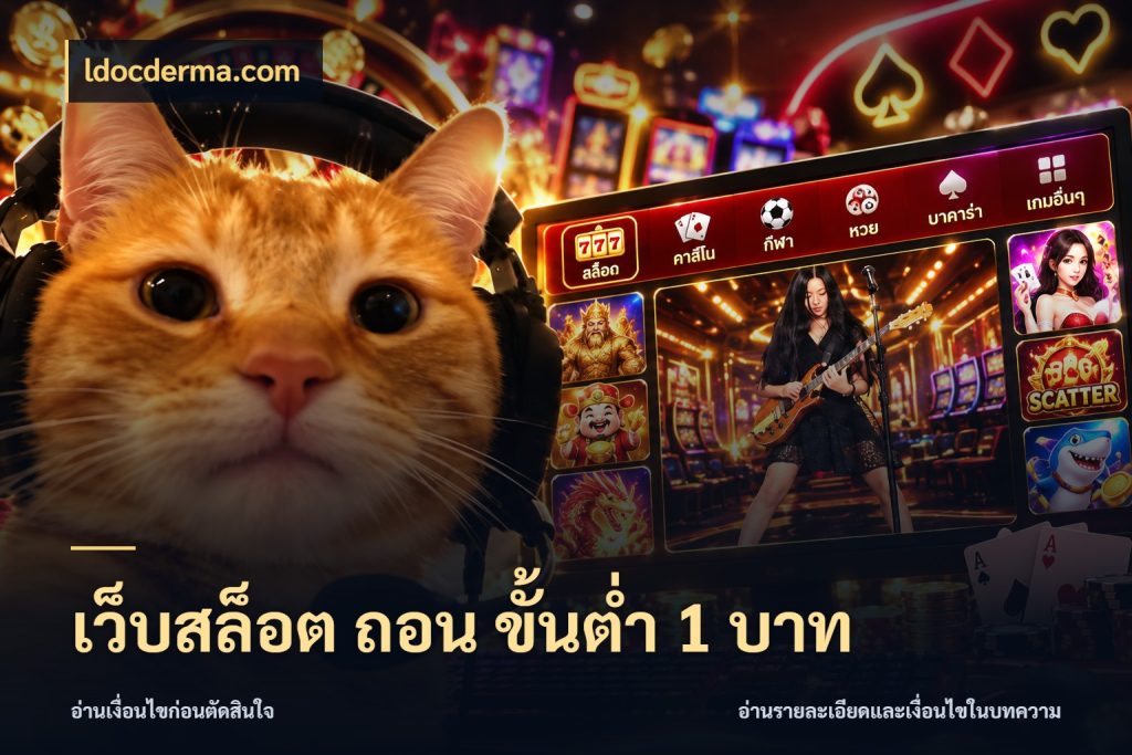เว็บสล็อต ถอน ขั้นต่ำ 1 บาท สายทุนน้อยเลือกความสนุกให้พอดี ในมุม ldocderma.com
