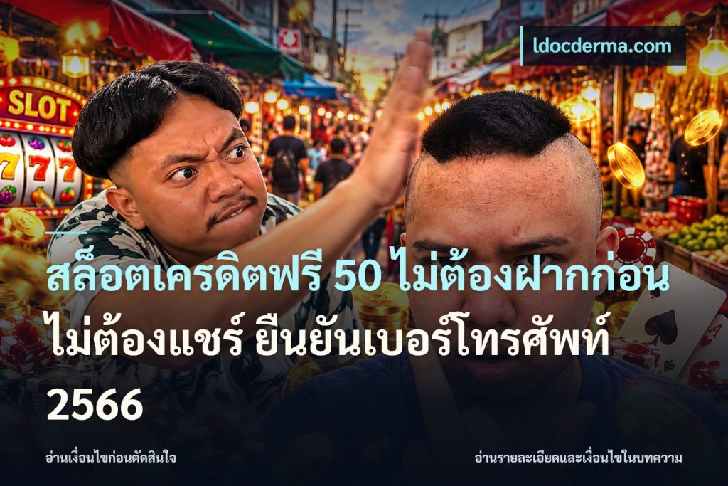 สล็อตเครดิตฟรี 50 ไม่ต้องฝากก่อน ไม่ต้องแชร์ ยืนยันเบอร์โทรศัพท์ 2566