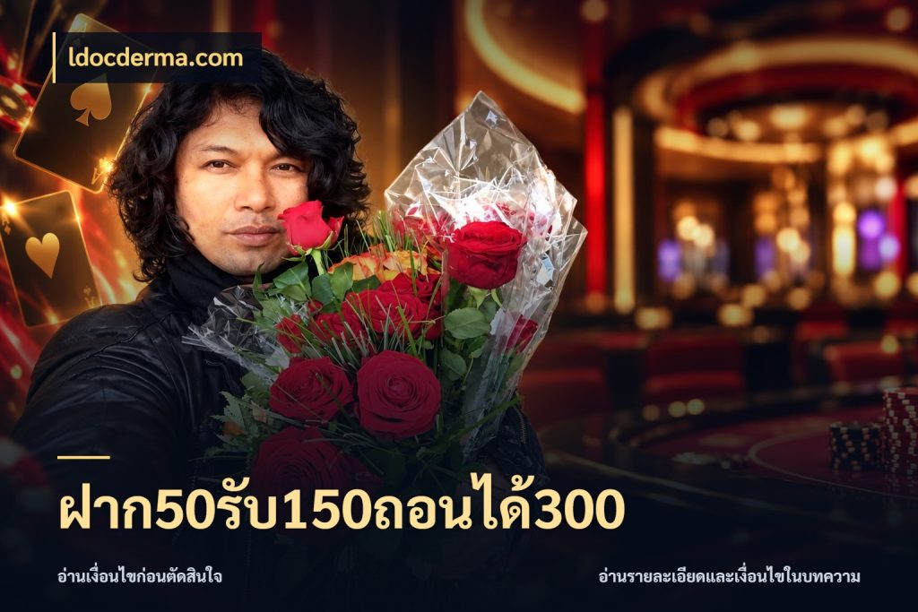 ฝาก50รับ150ถอนได้300 สีสันของโปรฝากและยอดรับ สไตล์ ldocderma.com