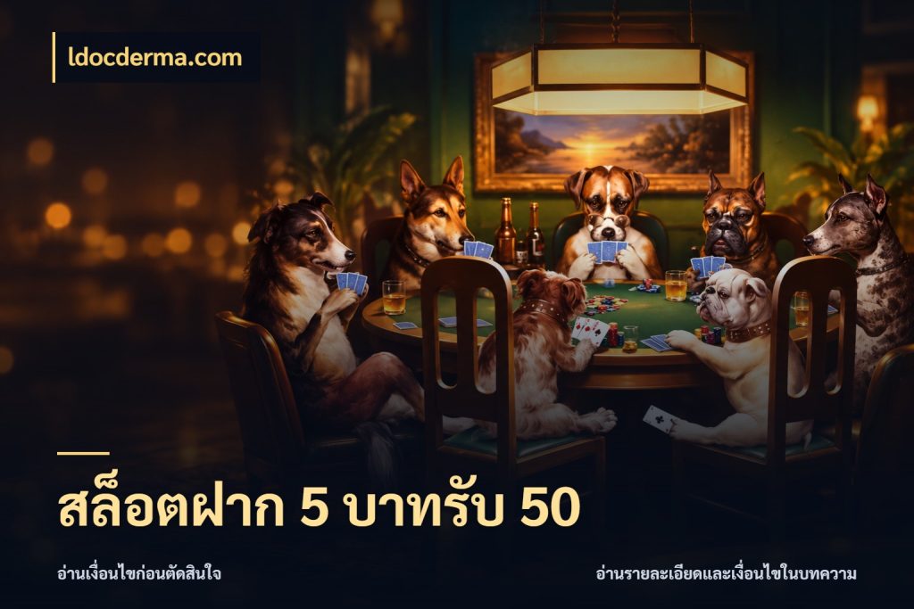 สล็อตฝาก 5 บาทรับ 50 โปรยอดรับที่สายเกมสนใจ ในมุม ldocderma.com